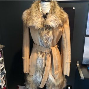 Faux fur BeBe jacket 🧥